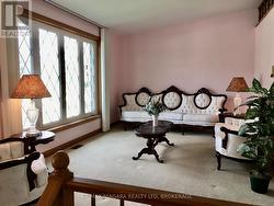 Large Living Room with Vault Ceilings - 