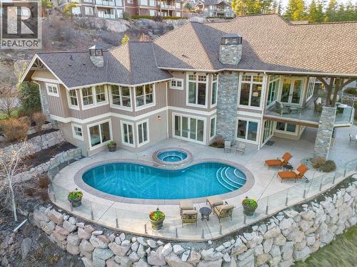 622 Jigger Place, Vernon, BC - Outdoor With In Ground Pool