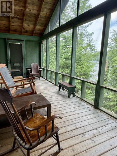Fabulous porch - 50 Cache Lake Apl1322, South Algonquin, ON -  With Deck Patio Veranda With Exterior