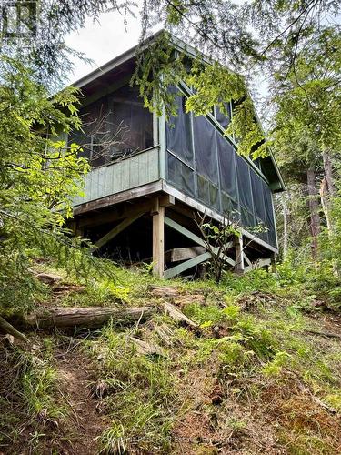 Another view of the main cottage from east side - 50 Cache Lake Apl1322, South Algonquin, ON - Outdoor With Deck Patio Veranda