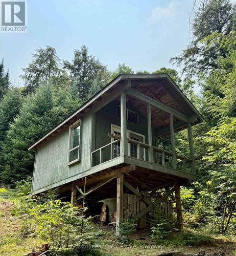 Bunkie from the lake side. Porch can be screened - 50 Cache Lake Apl1322, South Algonquin, ON - Outdoor
