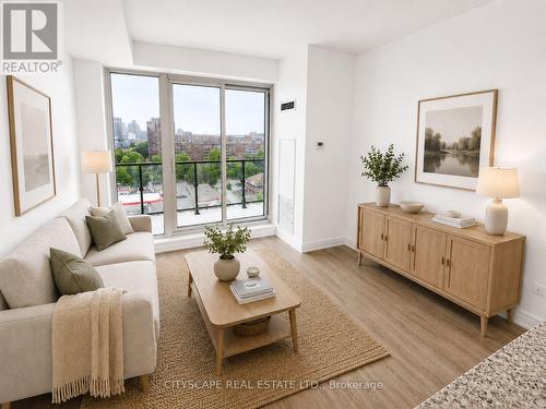VIRTUAL STAGED - 1003 - 9618 Yonge Street, Richmond Hill, ON - Indoor Photo Showing Living Room