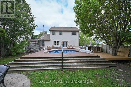 1077 Anna Maria Avenue, Innisfil, ON - Outdoor With In Ground Pool With Deck Patio Veranda