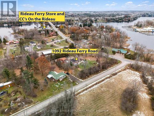 1092 Rideau Ferry Road, Drummond/North Elmsley, ON - Outdoor With Body Of Water With View