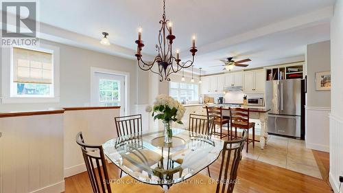 easy access to backyard and lower level - 160 Napier Street, Kingston (Central City East), ON - Indoor Photo Showing Dining Room