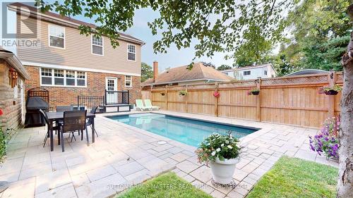 Excellent privacy for backyard relaxation - 160 Napier Street, Kingston (Central City East), ON - Outdoor With In Ground Pool With Deck Patio Veranda