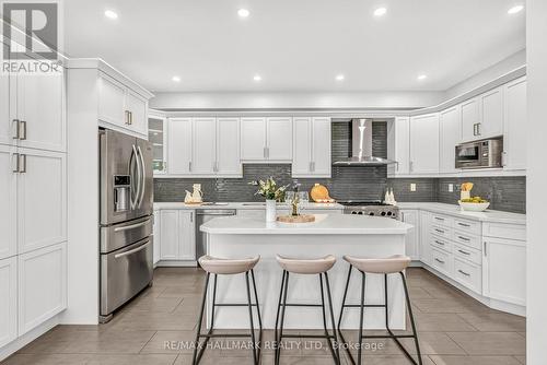 120 Albert Lewis Street, Markham, ON - Indoor Photo Showing Kitchen With Stainless Steel Kitchen With Upgraded Kitchen