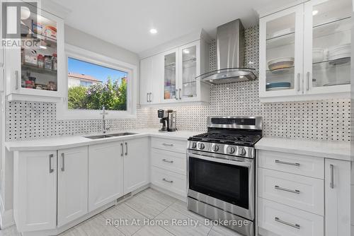 197 Parkwood Crescent, Hamilton (Thorner), ON - Indoor Photo Showing Kitchen With Double Sink With Upgraded Kitchen