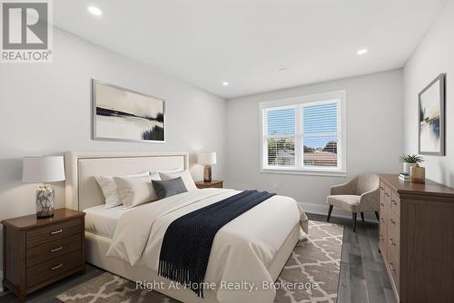 AI Generated Photo - 2nd Floor Bedroom - 197 Parkwood Crescent, Hamilton (Thorner), ON - Indoor Photo Showing Bedroom