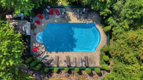 Pool - 335 Ch. Des Sorbiers, Piedmont, QC - Outdoor With In Ground Pool