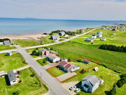 Aerial View - 49 Ch. De La Grande-Allée, Les Îles-De-La-Madeleine, QC - Outdoor With Body Of Water With View
