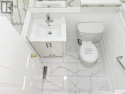 2pc powder room on ground floor - 3 Gervais Drive, Brampton, ON - Indoor Photo Showing Bathroom