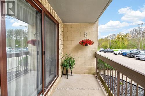 102 - 31 Victoria Street S, Strathroy-Caradoc (Nw), ON - Outdoor With Balcony With Exterior