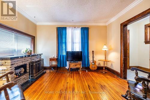 39 Burk Street, Oshawa, ON - Indoor With Fireplace