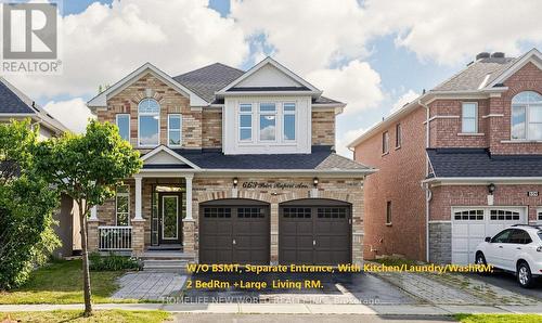 W/O BSTM, Separate Entrance With 2BedRM, Kitchen.. - 663 Peter Rupert Avenue, Vaughan, ON - Outdoor With Facade