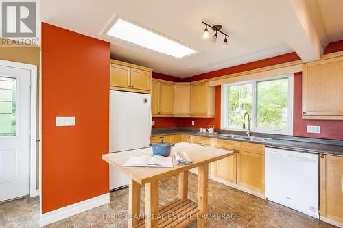 1858 Woods Bay Road, Severn, ON - Indoor Photo Showing Kitchen With Double Sink