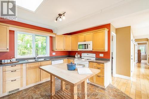 1858 Woods Bay Road, Severn, ON - Indoor Photo Showing Kitchen With Double Sink