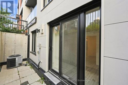 Downstairs Patio Entrance - 1508 - 11 David Eyer Road, Richmond Hill, ON -  With Exterior