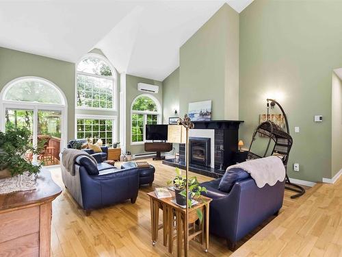 36 Winley Drive, Windsor Junction, NS - Indoor Photo Showing Living Room With Fireplace