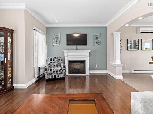 158 Tamara Drive, Cole Harbour, NS - Indoor Photo Showing Living Room With Fireplace