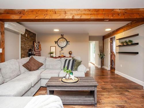 594 Kayes Road, Georgetown, PE - Indoor Photo Showing Living Room With Fireplace