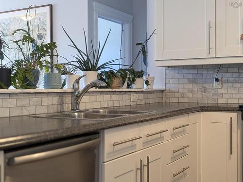 204 24 Harbourside Drive, Wolfville, NS - Indoor Photo Showing Kitchen With Double Sink