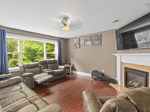 280 Daisywood, Hammonds Plains, NS - Indoor Photo Showing Living Room With Fireplace