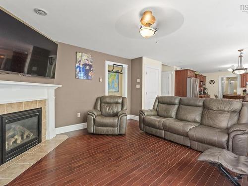 280 Daisywood, Hammonds Plains, NS - Indoor Photo Showing Living Room With Fireplace