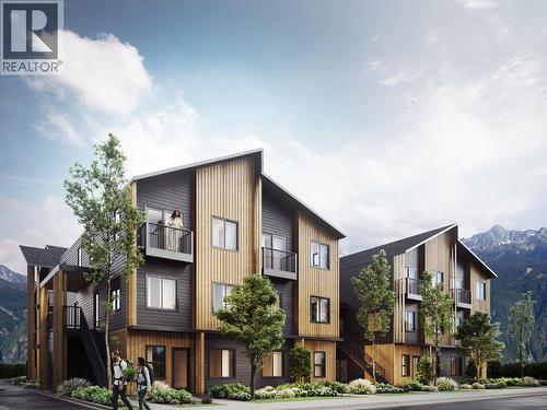 1015 Oscar Street Unit# 13, Revelstoke, BC - Outdoor With Balcony With Facade