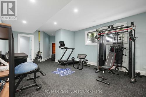 8 Midves Court, Springwater (Midhurst), ON - Indoor Photo Showing Gym Room