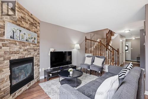 111 Brunet Street, The Nation, ON - Indoor Photo Showing Living Room With Fireplace