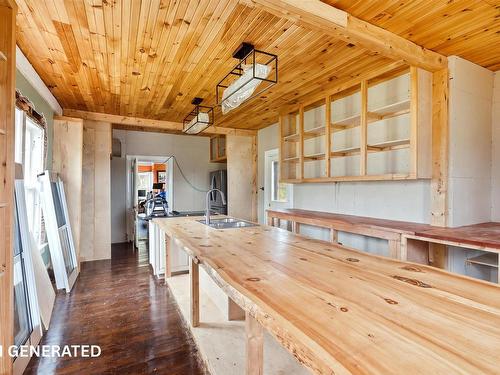 7675 Highway 6, Port Howe, NS - Indoor Photo Showing Kitchen With Double Sink