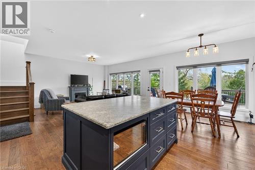 1300 River Road, Cayuga, ON - Indoor With Fireplace