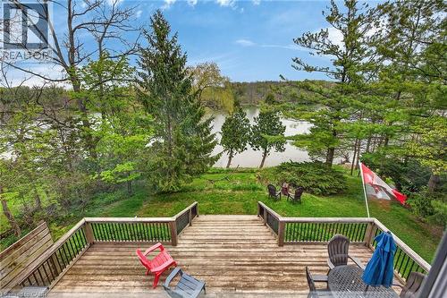 1300 River Road, Cayuga, ON - Outdoor With Deck Patio Veranda
