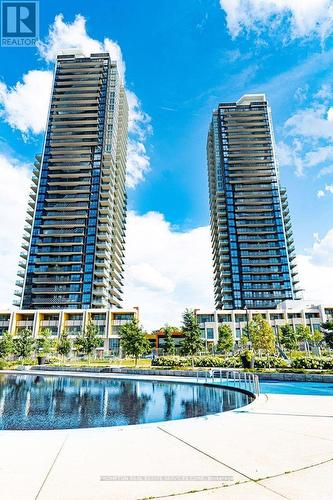 2115 - 85 Mcmahon Drive, Toronto, ON - Outdoor With In Ground Pool With Facade
