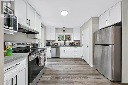 Main Floor Updated Kitchen - 274 Water Street, Guelph (Dovercliffe Park/Old University), ON - Indoor Photo Showing Kitchen With Stainless Steel Kitchen