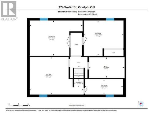Basement - 274 Water Street, Guelph (Dovercliffe Park/Old University), ON - Other