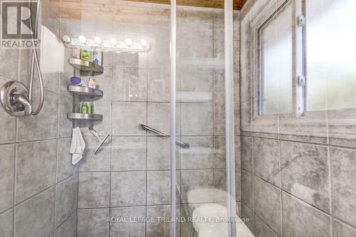 Spacious Glass Shower in Cheater Ensuite - 3 Gregory Place, St. Thomas, ON - Indoor Photo Showing Bathroom