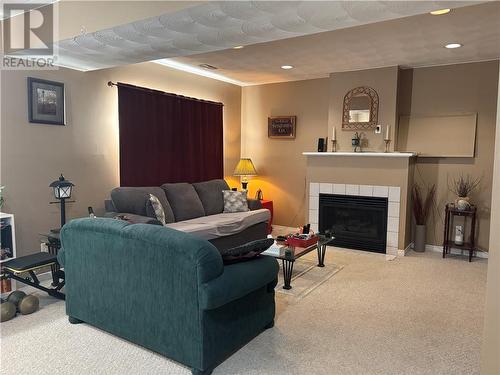 2980 Anton, Val Caron, ON - Indoor Photo Showing Living Room With Fireplace