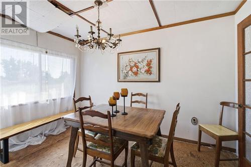 25 Savard Road, Wahnapitae, ON - Indoor Photo Showing Dining Room