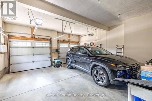 Double Car Garage with EV Charger - 221 2Nd Avenue W, Owen Sound, ON - Indoor Photo Showing Garage