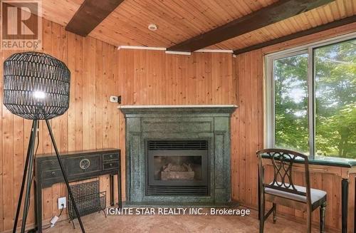 1136 Bronte Road, Oakville, ON - Indoor Photo Showing Living Room With Fireplace