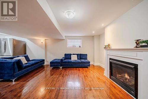 4 Aquilina Court, Ajax, ON - Indoor Photo Showing Living Room With Fireplace