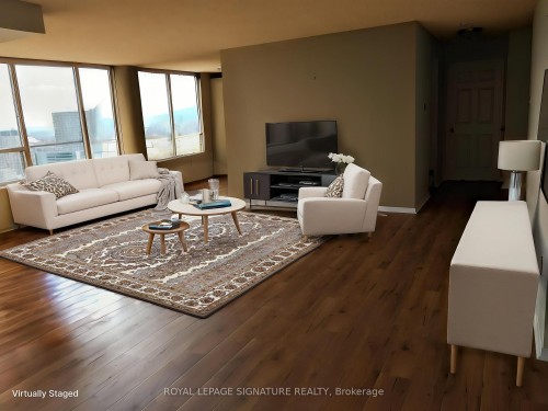 2209-330 Rathburn Road W, Mississauga, ON - Indoor Photo Showing Living Room