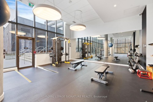 312-160 Flemington Road, Toronto, ON - Indoor Photo Showing Gym Room