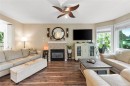 7978 Northview Dr, Crofton, BC  - Indoor Photo Showing Living Room With Fireplace 