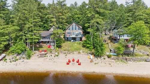 Aerial View - 327 Rue Thomas-Lefebvre, Mansfield-Et-Pontefract, QC - Outdoor With Body Of Water