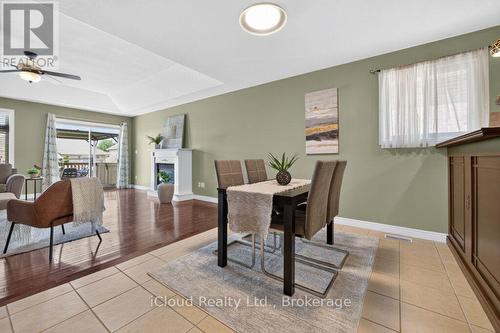 28 Osborn Avenue, Brantford, ON - Indoor Photo Showing Dining Room With Fireplace