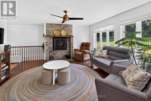 710 Maple Road, Loyalist (Lennox And Addington - South), ON - Indoor Photo Showing Living Room With Fireplace