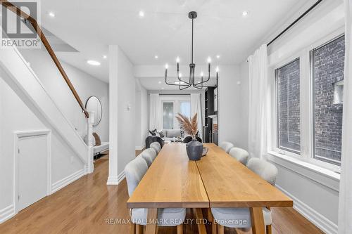 255 Strathmore Boulevard, Toronto, ON - Indoor Photo Showing Dining Room